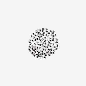 Nail Decoration 765 Silver Small Hearts (100 stk)