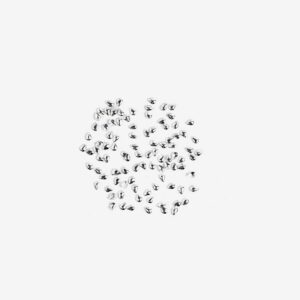 Nail Decoration 767 Silver Small Teardrops (100 stk)