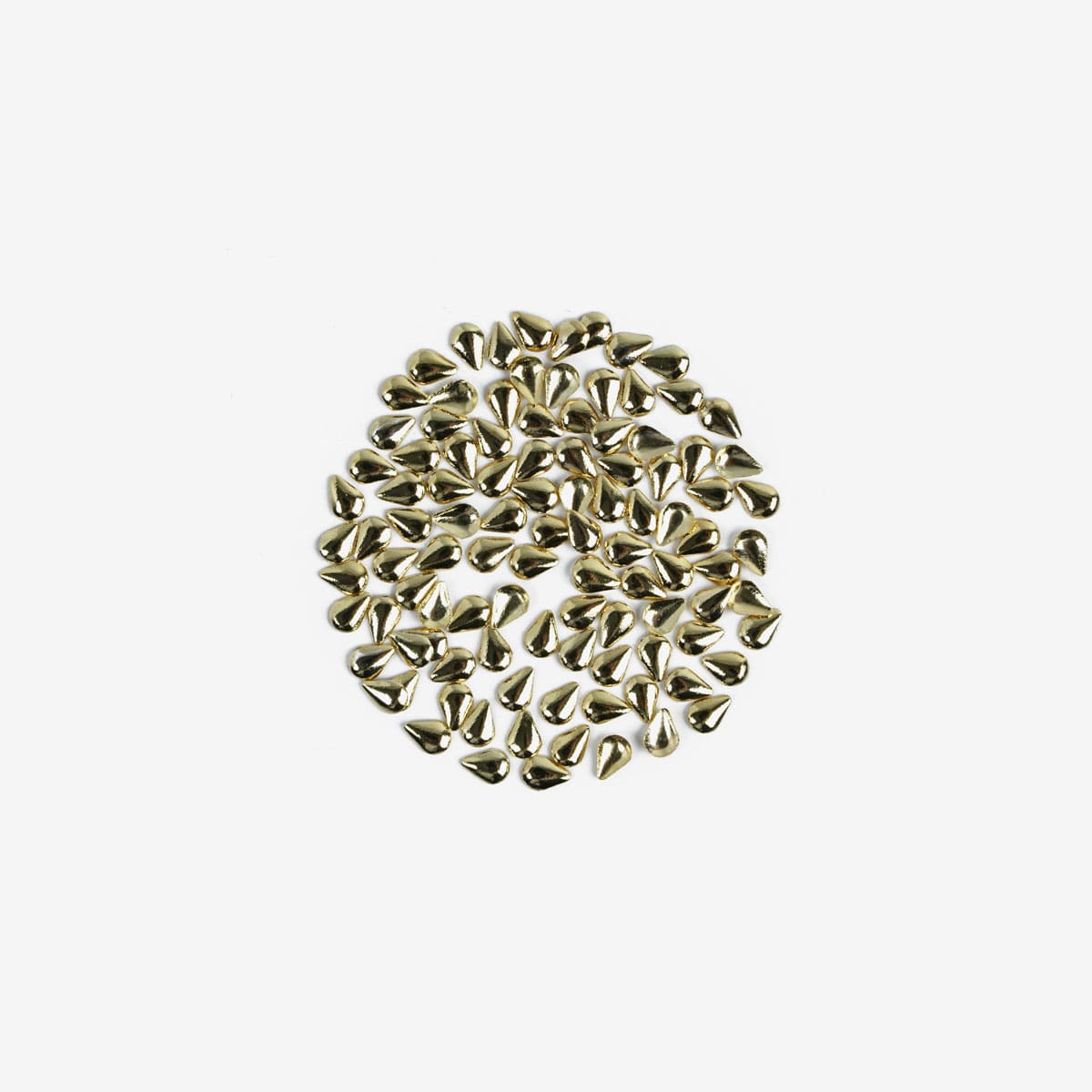 Semilac Nail Decoration 768 Gold Big Teardrops 100stk