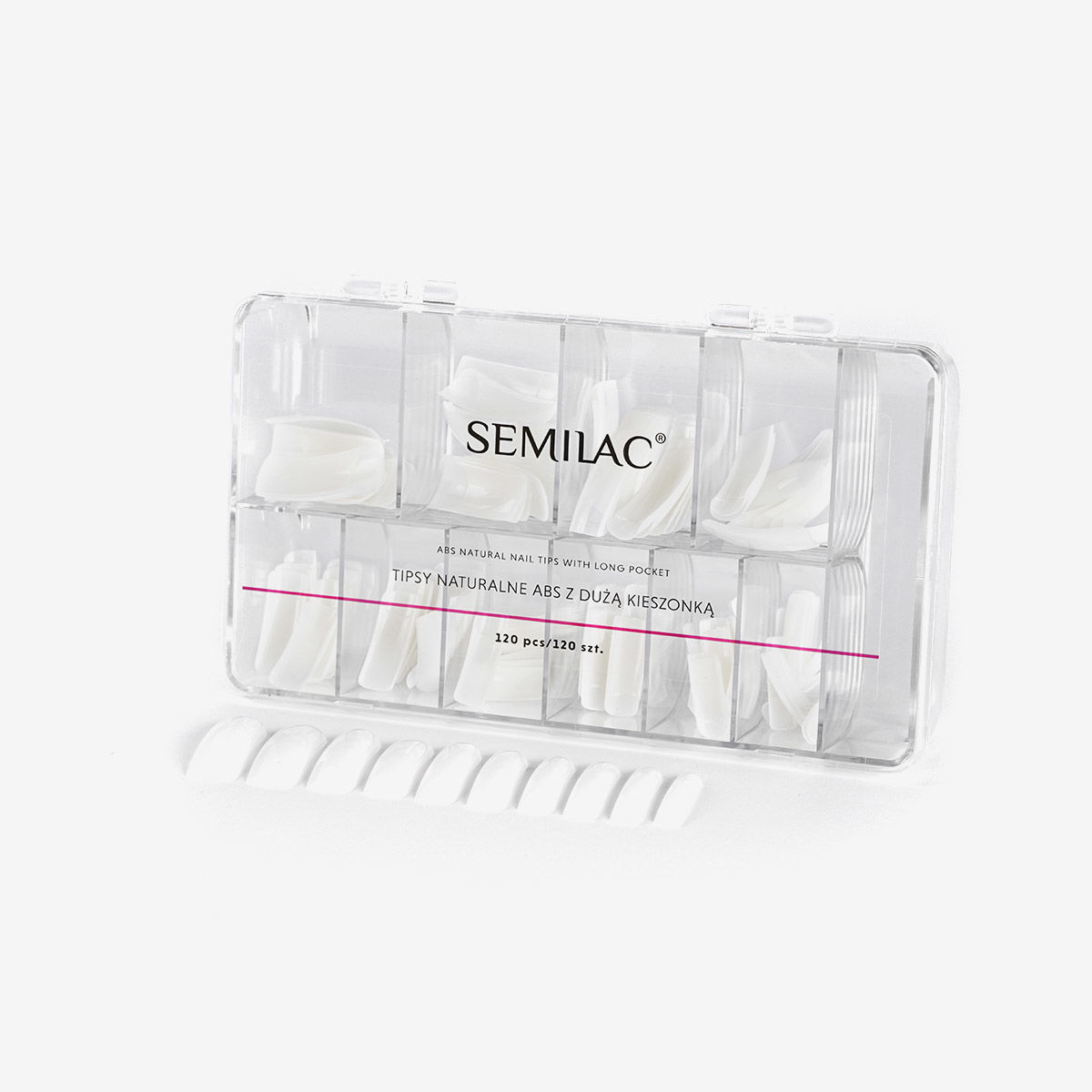 Semilac Milk Tips 120 stk