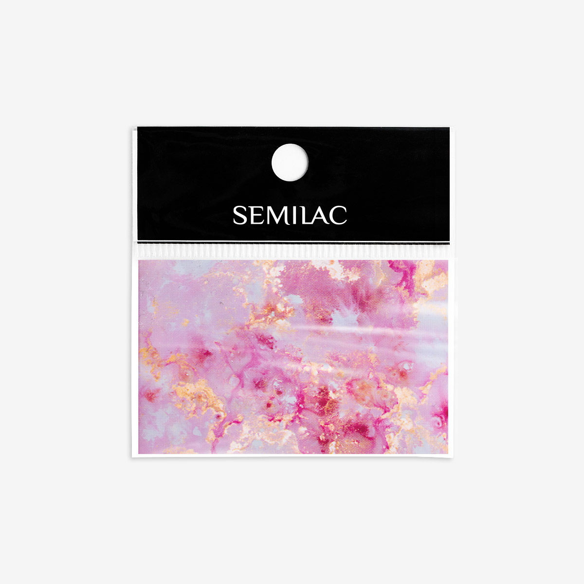 Semilac Transfer Foil 12 Rose Gold Marble
