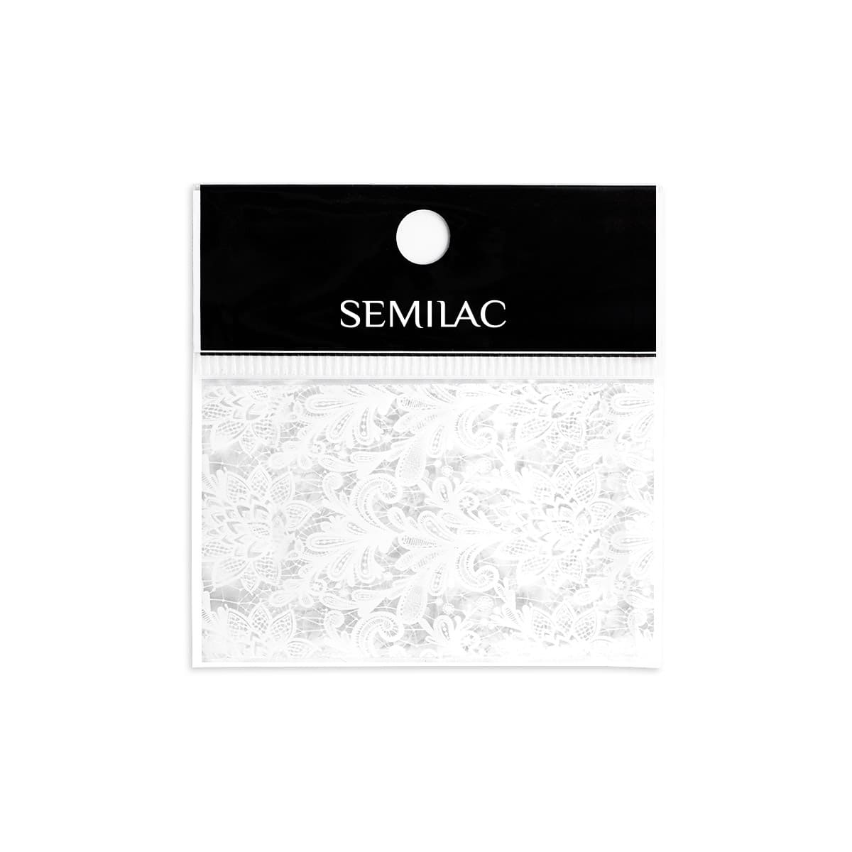 Semilac Transfer Foil 23 White Lace