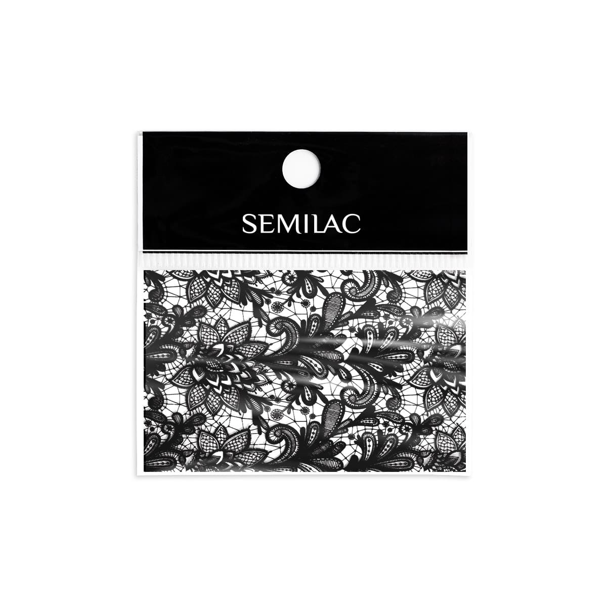 Semilac Transfer Foil 25 Black Lace