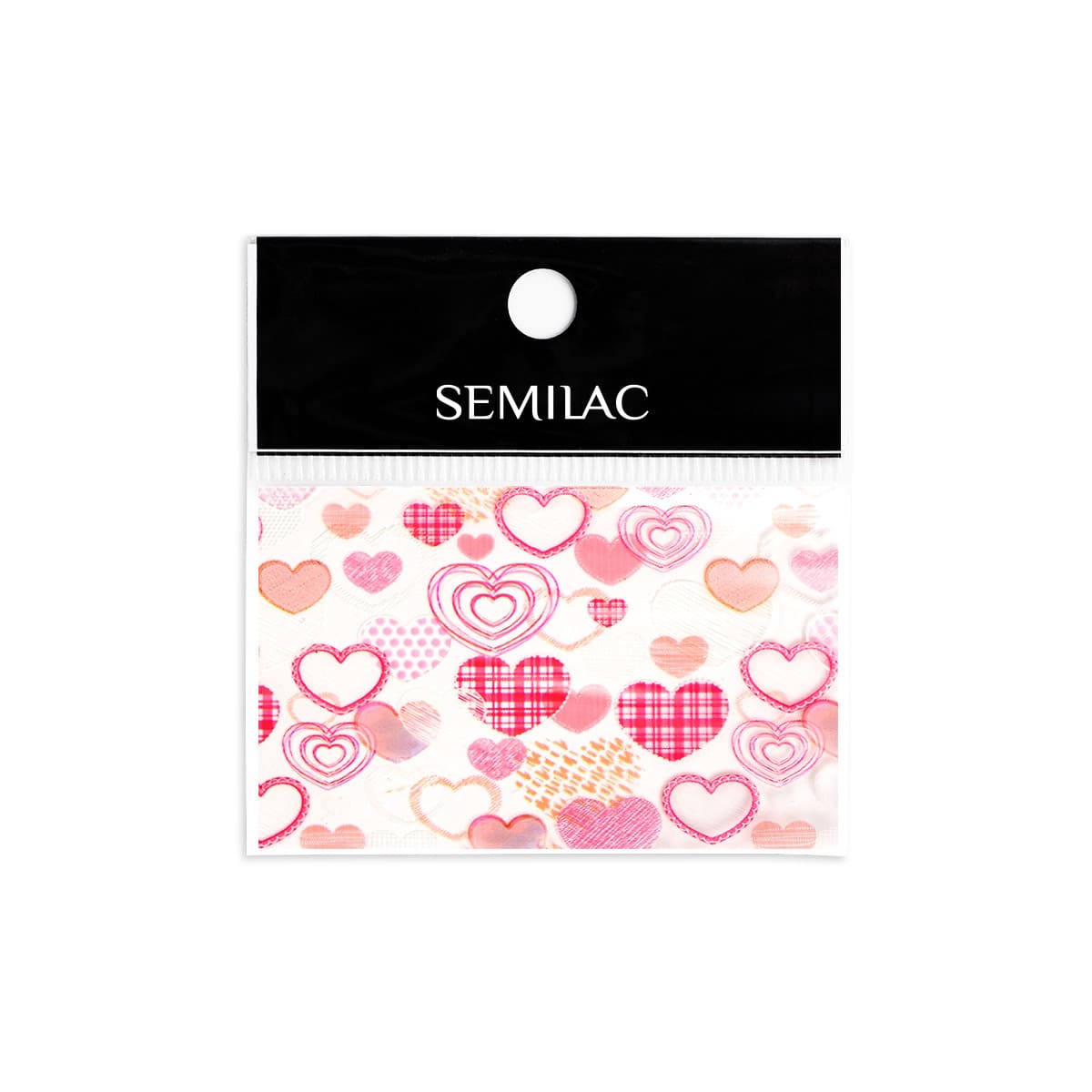 Semilac Transfer Foil 26 Pink Heart