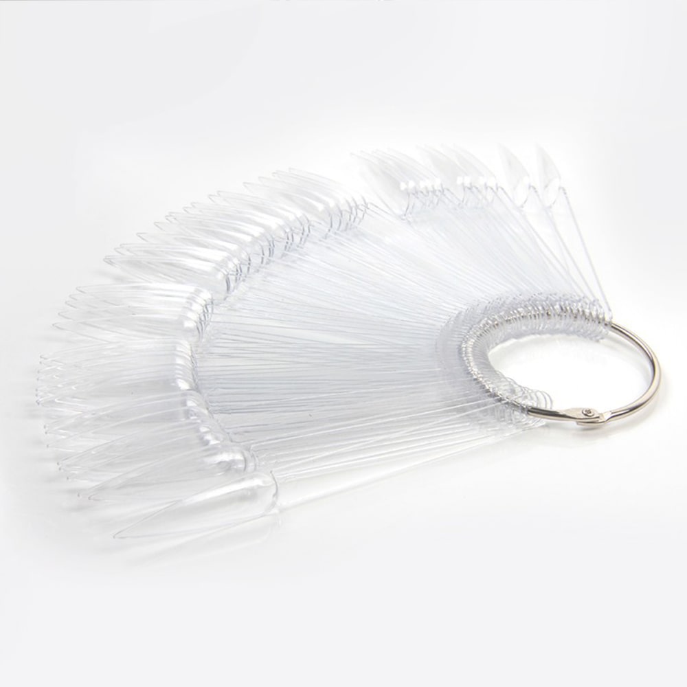 Fargekart Nail Tester Stiletto 50stk