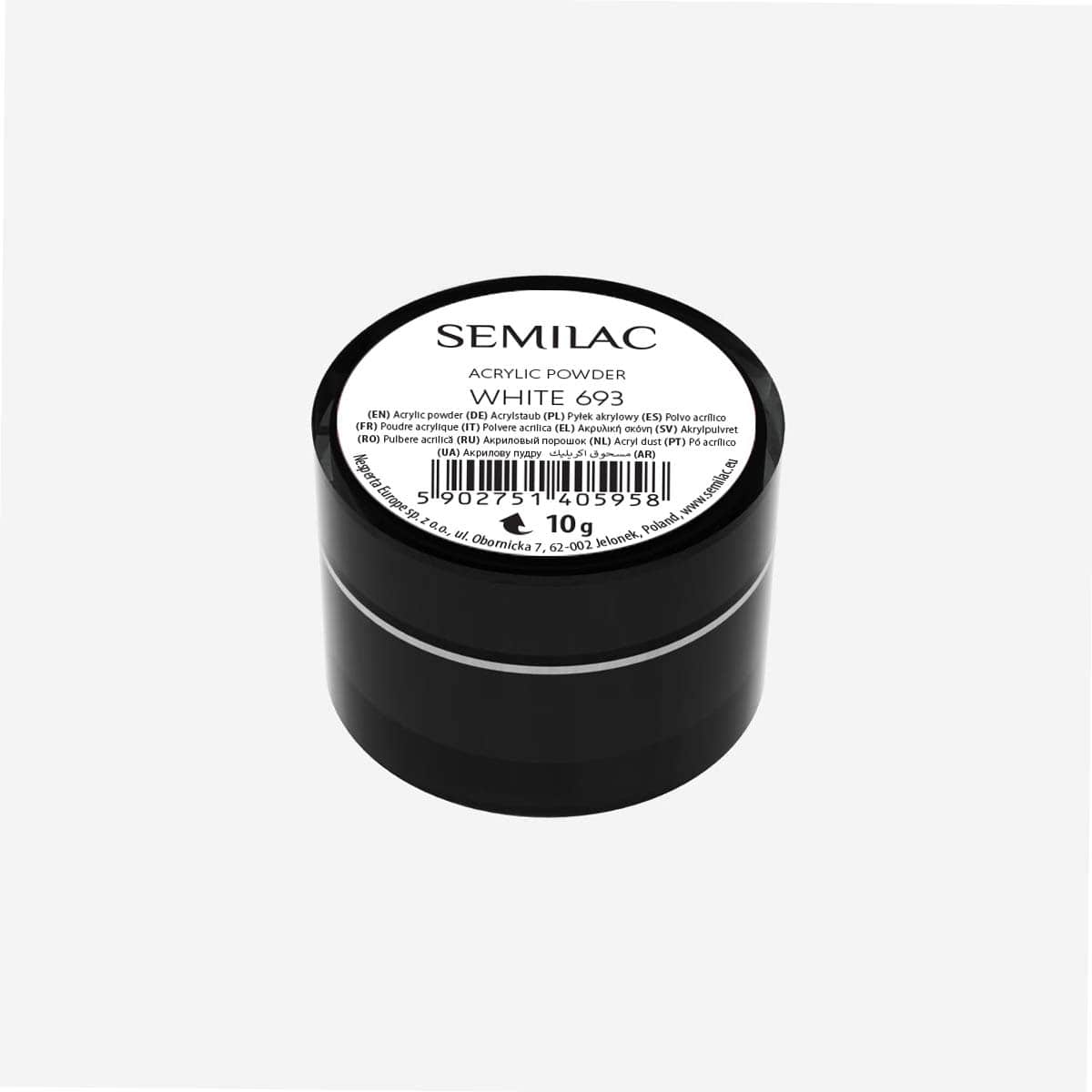 693 Semilac Acrylic Powder White