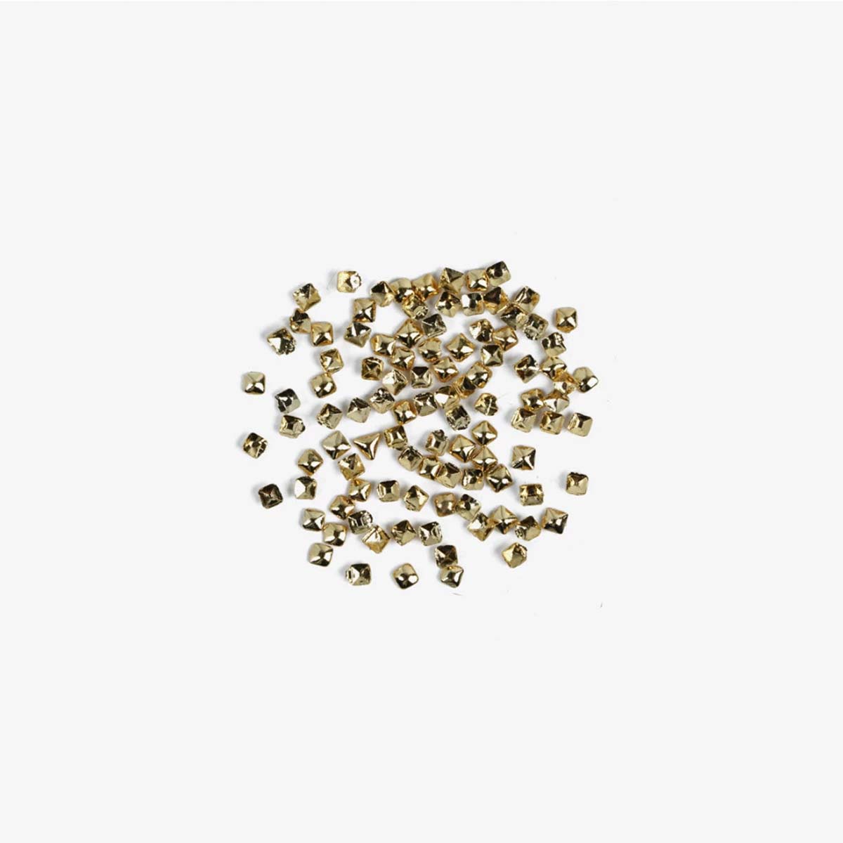 Semilac Nail Decoration 762 Gold Small Squares 100stk