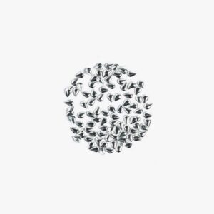 Nail Decoration 769 Silver Big Teardrops (100 stk)