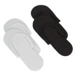 Hvite pedikyrsandaler