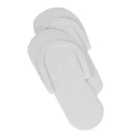 Hvite pedikyrsandaler