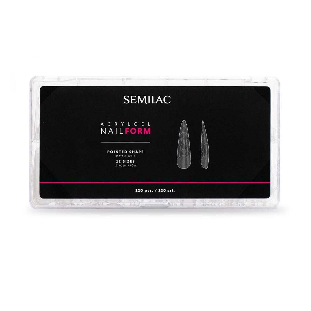 Semilac Acrylgel Nail Form Pointed 120pcs