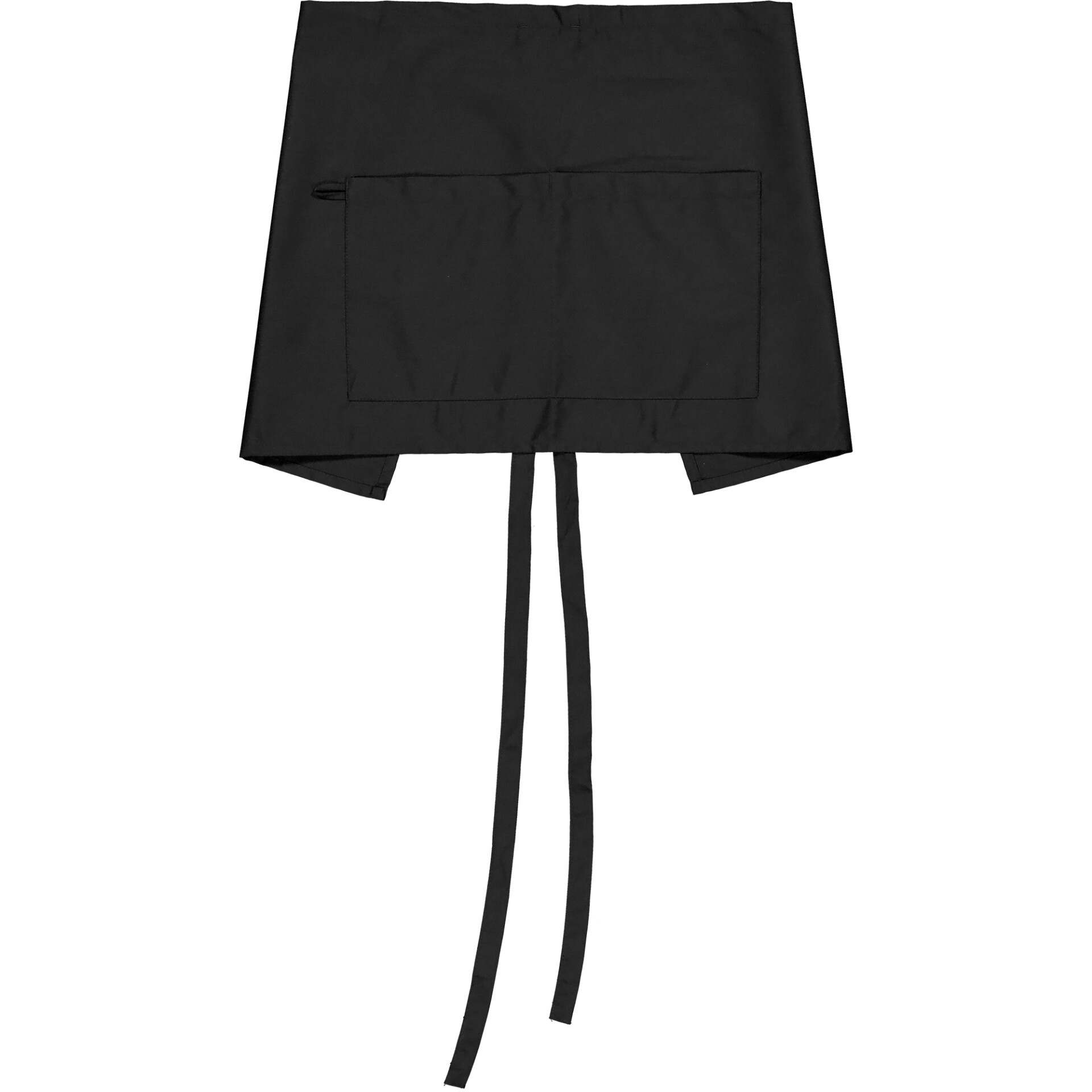 Svart Midjeforkle 90x43cm