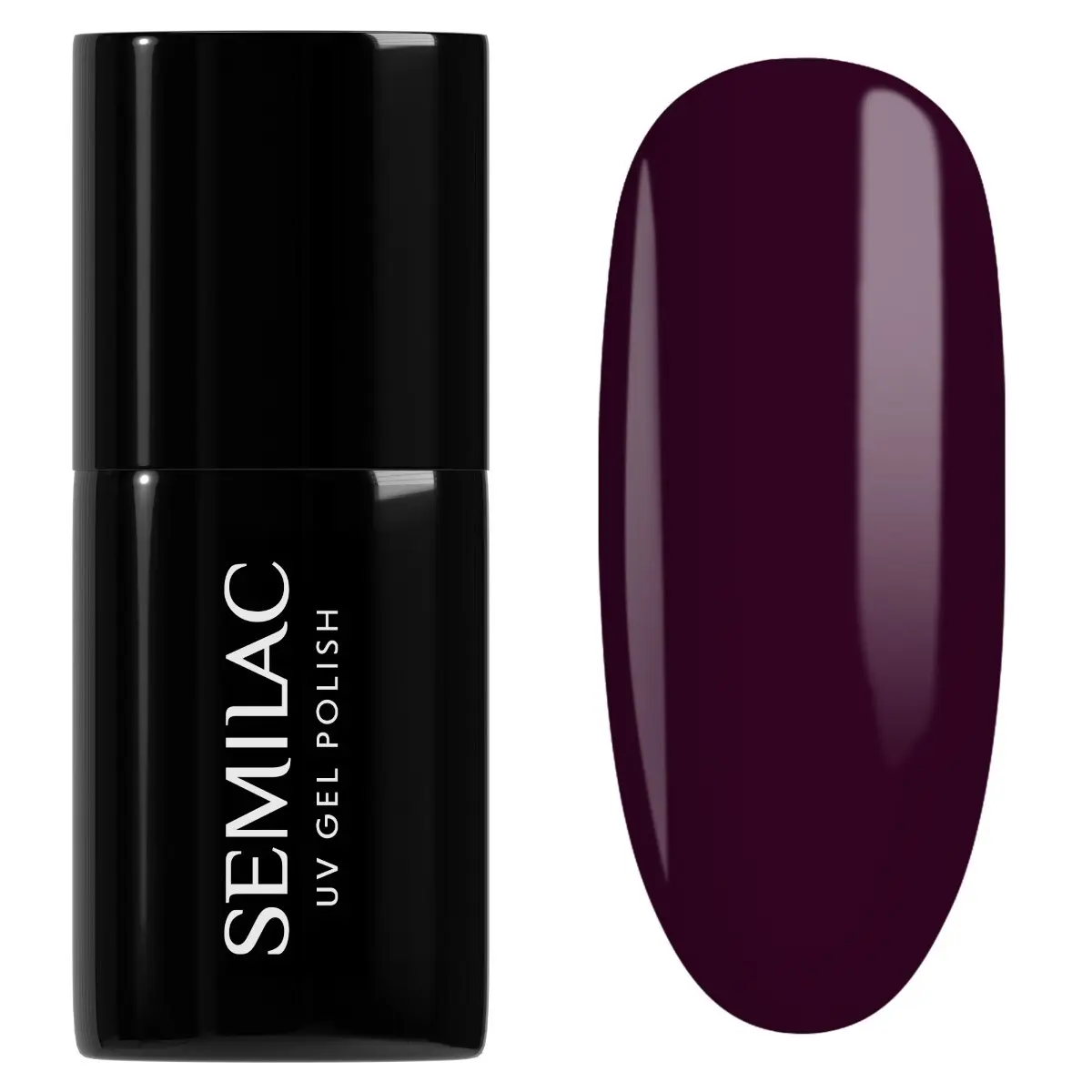 099 Semilac UV Gel Polish Dark Purple Wine 7ml