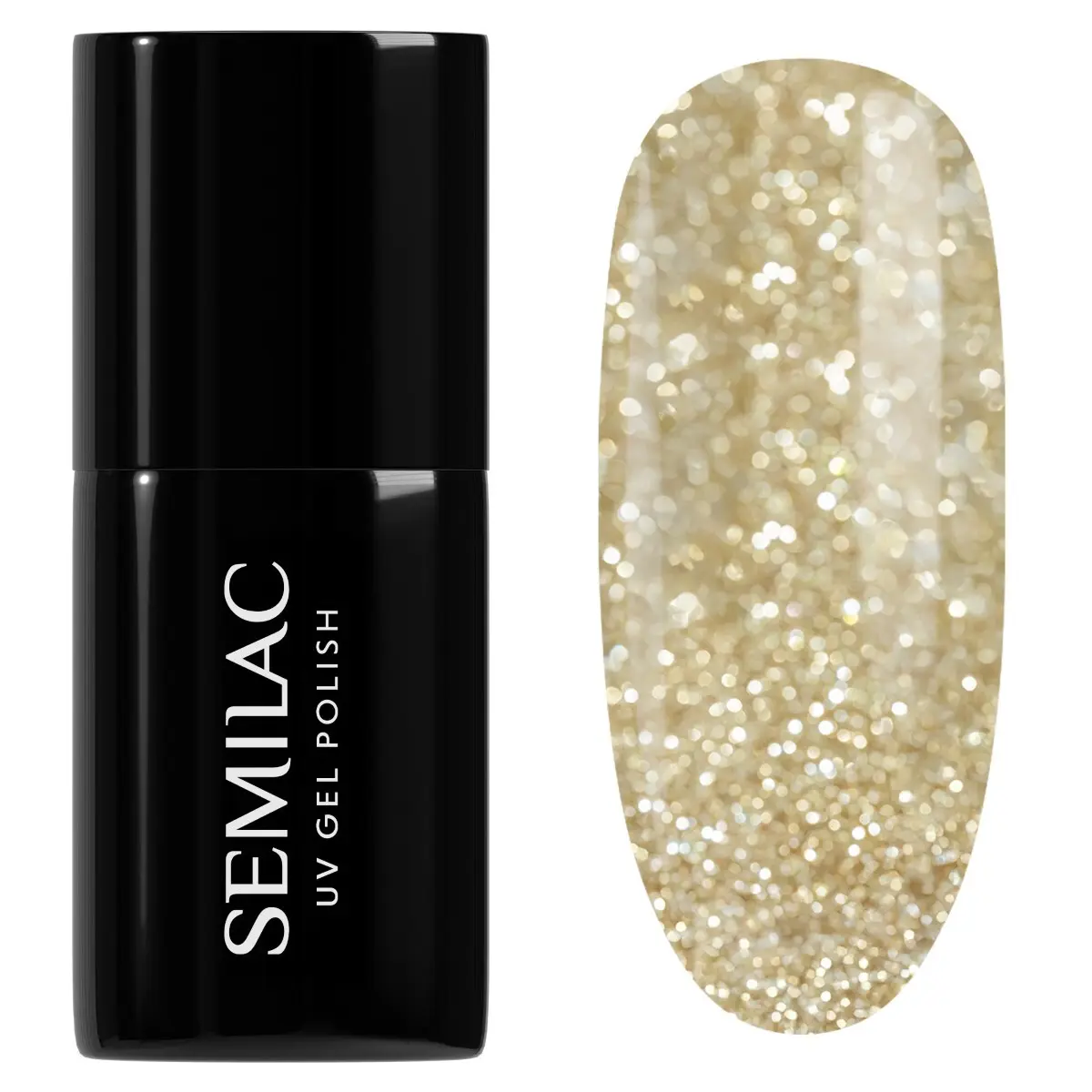 260 Semilac UV Gel Polish Platinum Light Gold 7ml
