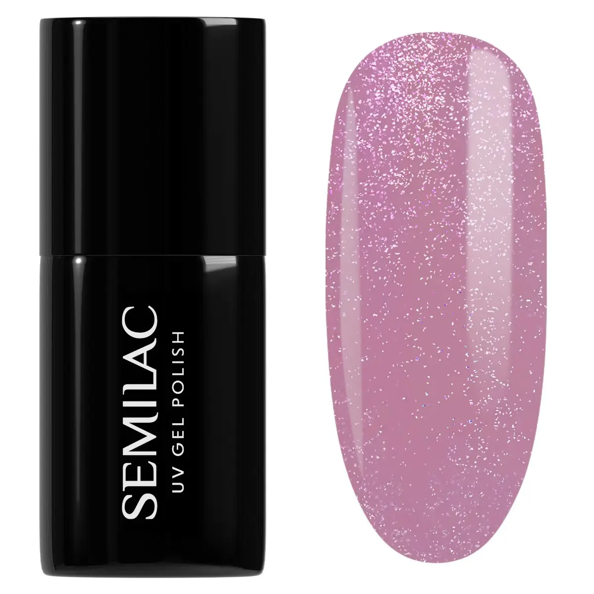 319 Semilac UV Gel Polish Shimmer Dust Pink 7ml