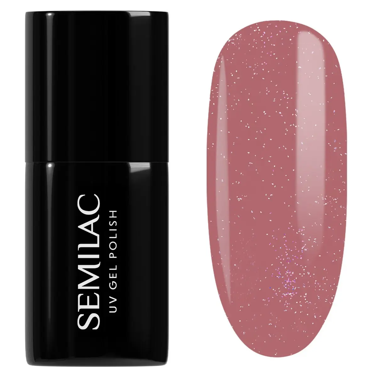 321 Semilac UV Gel Polish Shimmer Dust Caramel 7ml