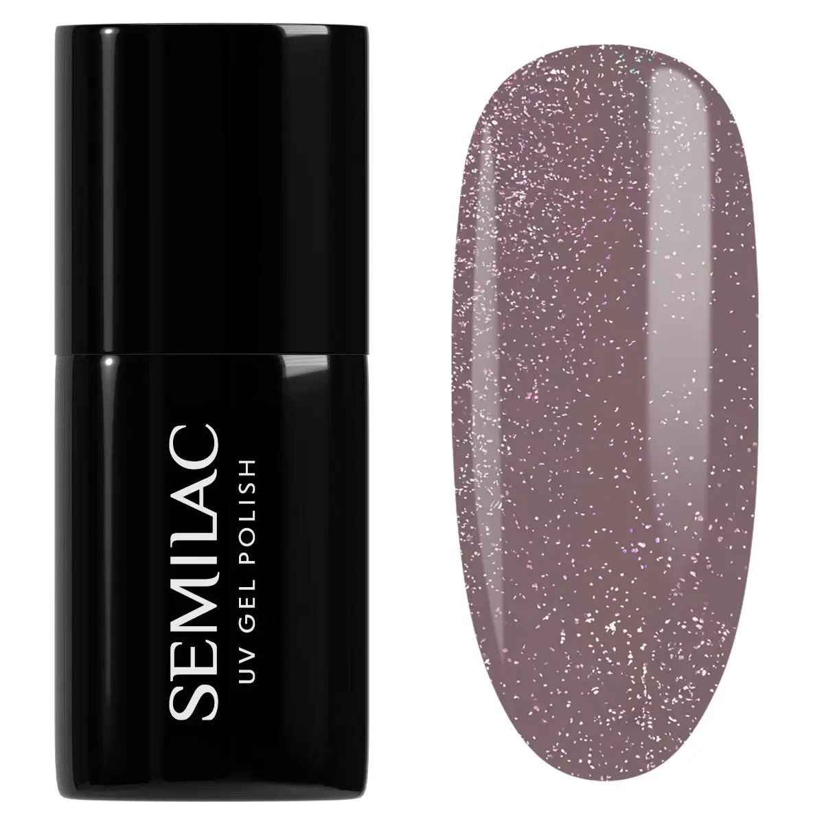 322 Semilac UV Gel Polish Shimmer Dust Brown 7ml