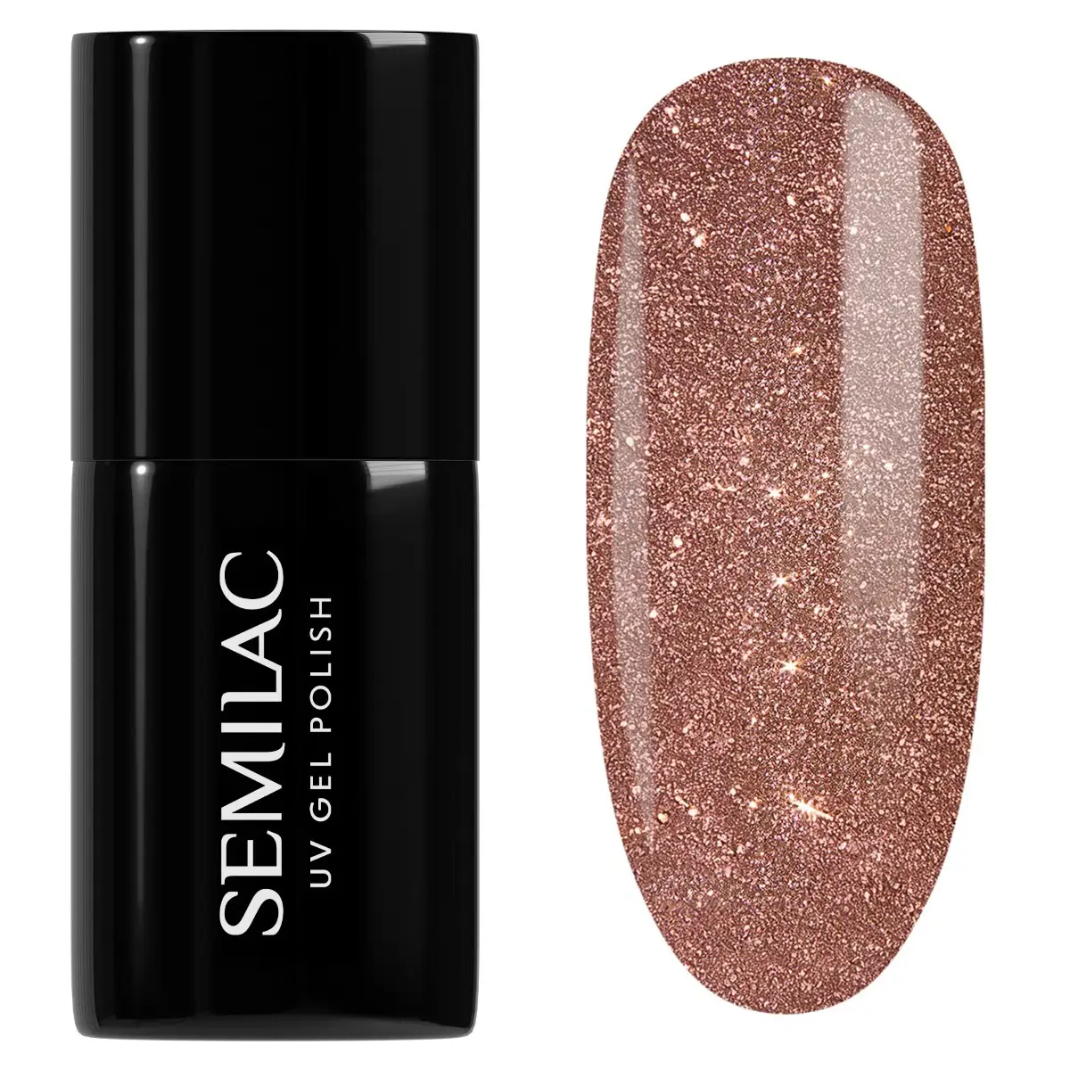 333 Semilac UV Gel Polish Shine Brown 7ml