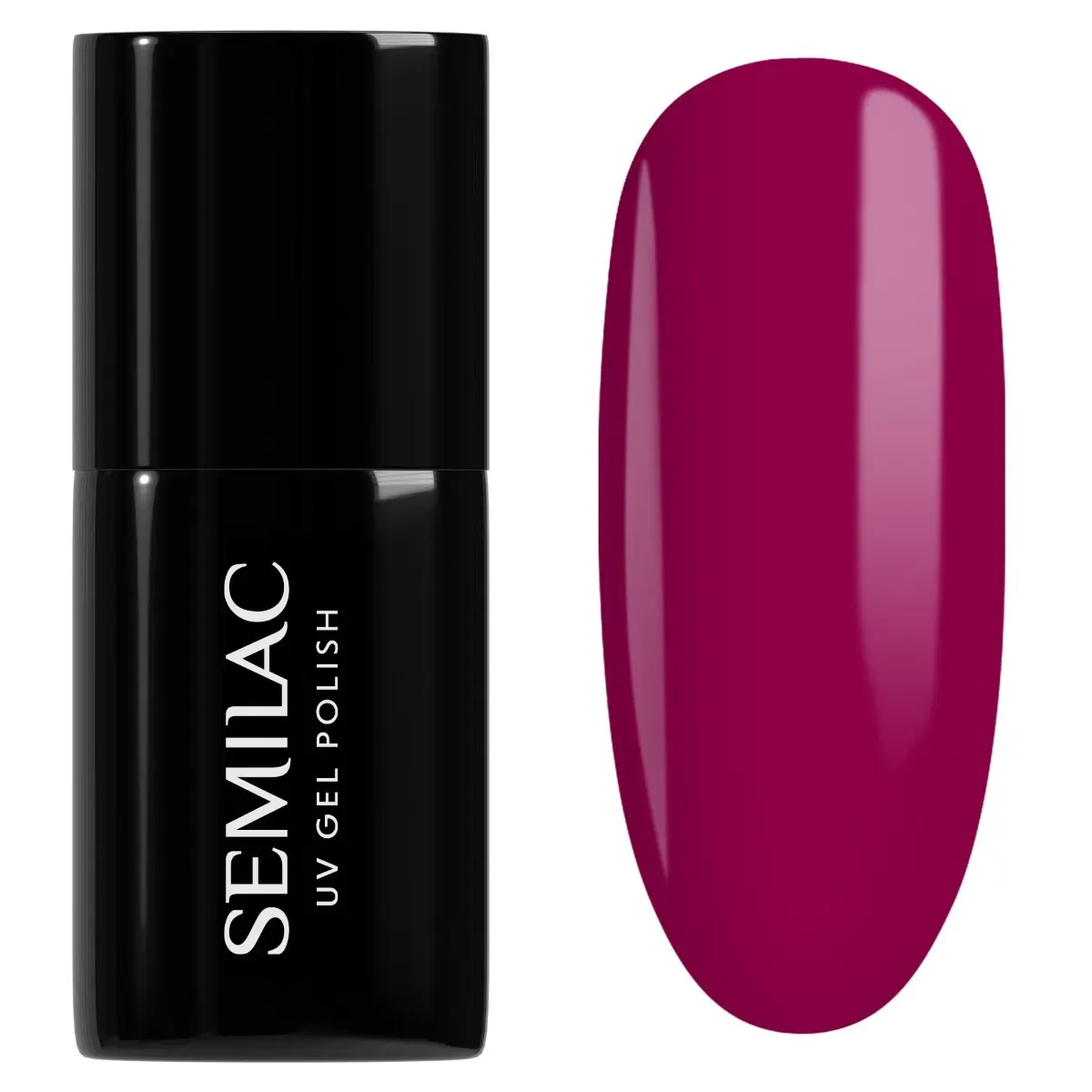 436 Semilac UV Gel Polish Powerful Burgundy 7ml