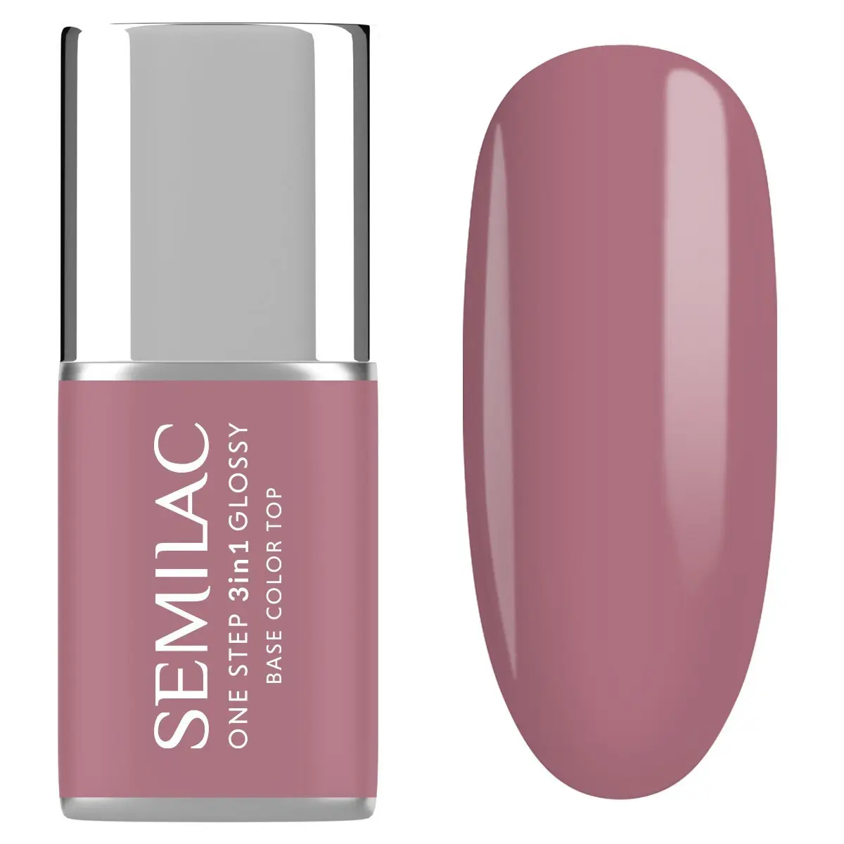 S201 Semilac One Step 3in1 Glossy Earth Pink 7ml