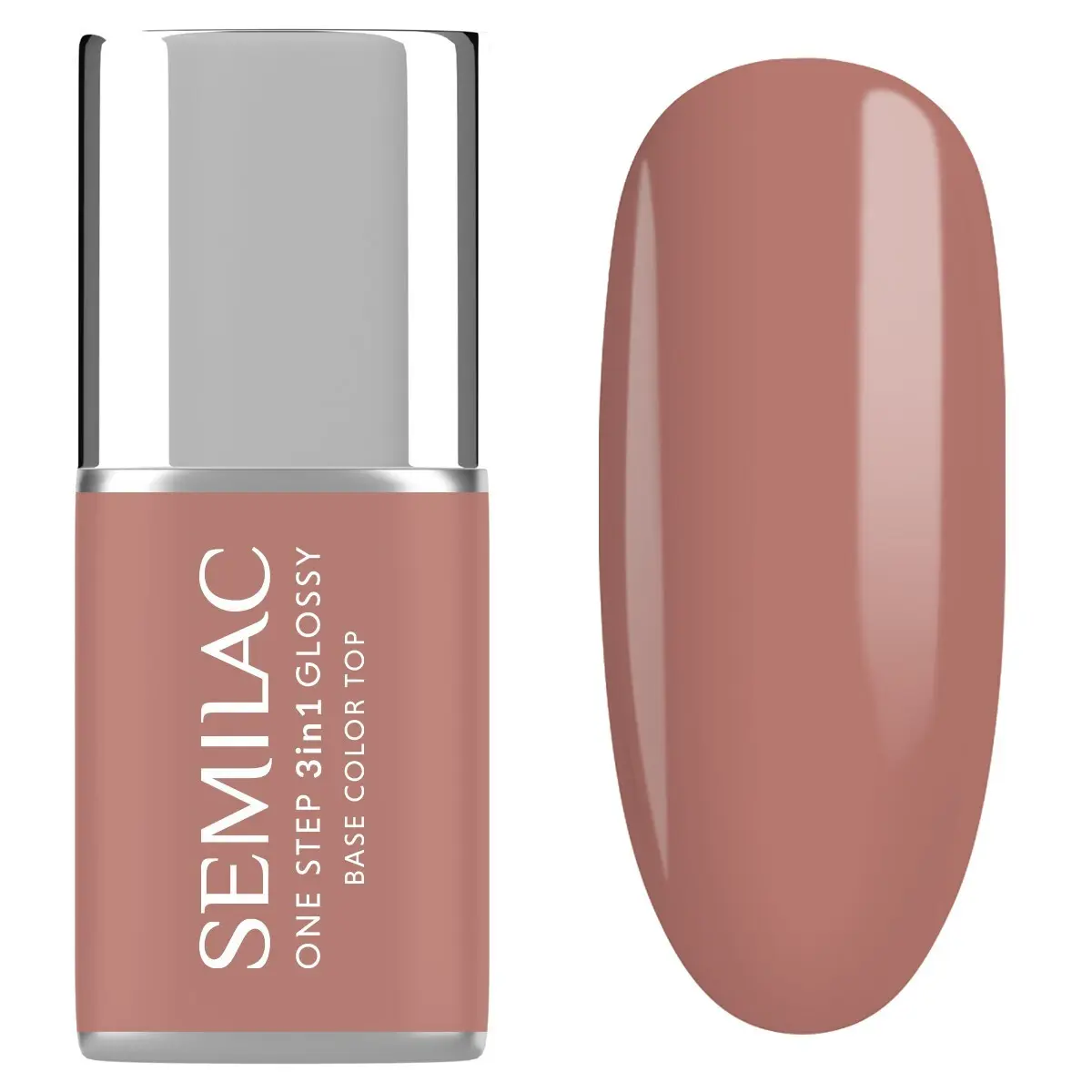 S235 Semilac One Step 3in1 Glossy Peach Beige 7ml