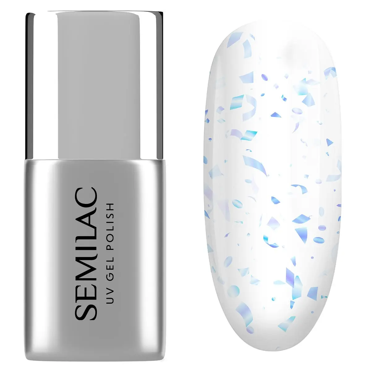 Semilac Top No Wipe T29 Matte Snow Floe 7ml