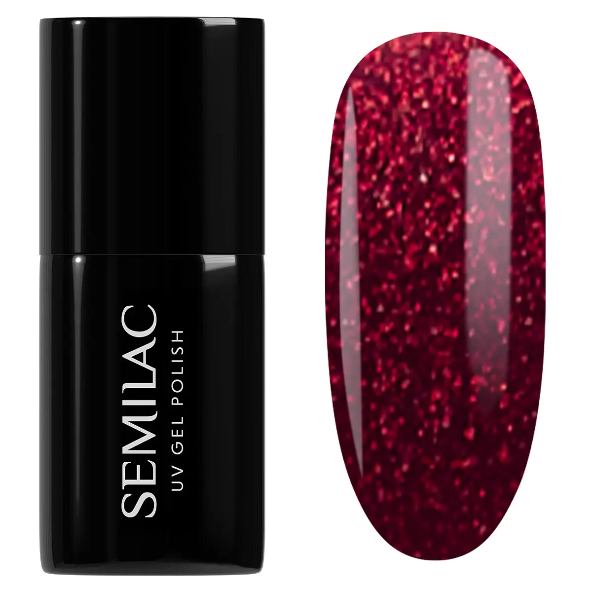 Semilac UV Gel Polish 955 Holly Berry Red 7 ml
