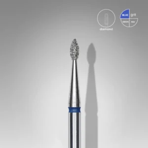 Diamond Nail Drill Bit Expert Drop - Blue - 1.6 x 4 mm