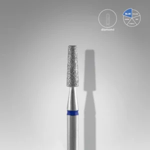 Diamond Nail Drill Bit Expert Frustum - Blue - 2.5 x 8 mm