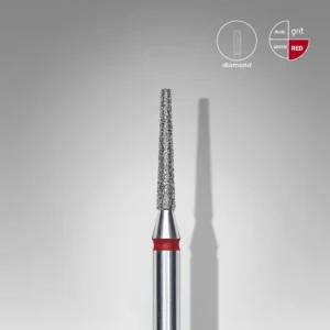 Diamond Nail Drill Bit Expert Frustum - Red - 1.6 x 10 mm