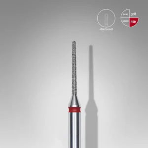 Diamond Nail Drill Bit Expert Needle - Red - 1 x 10 mm