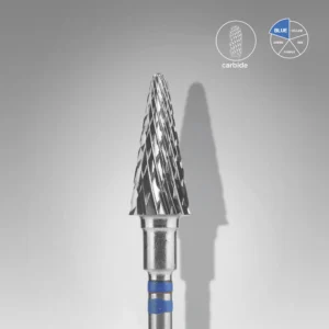 Carbide Nail Drill Bit Expert Cone - Blue - 6 x 14 mm - Left-Handed