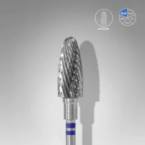 Carbide Nail Drill Bit Expert Corn - Blue - 6 x 14 mm - Left-Handed