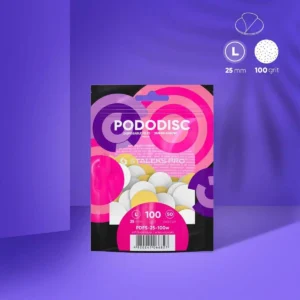 PodoDisc Soft Disposable Files Expert L 25 mm - 100 Grit (50 stk)
