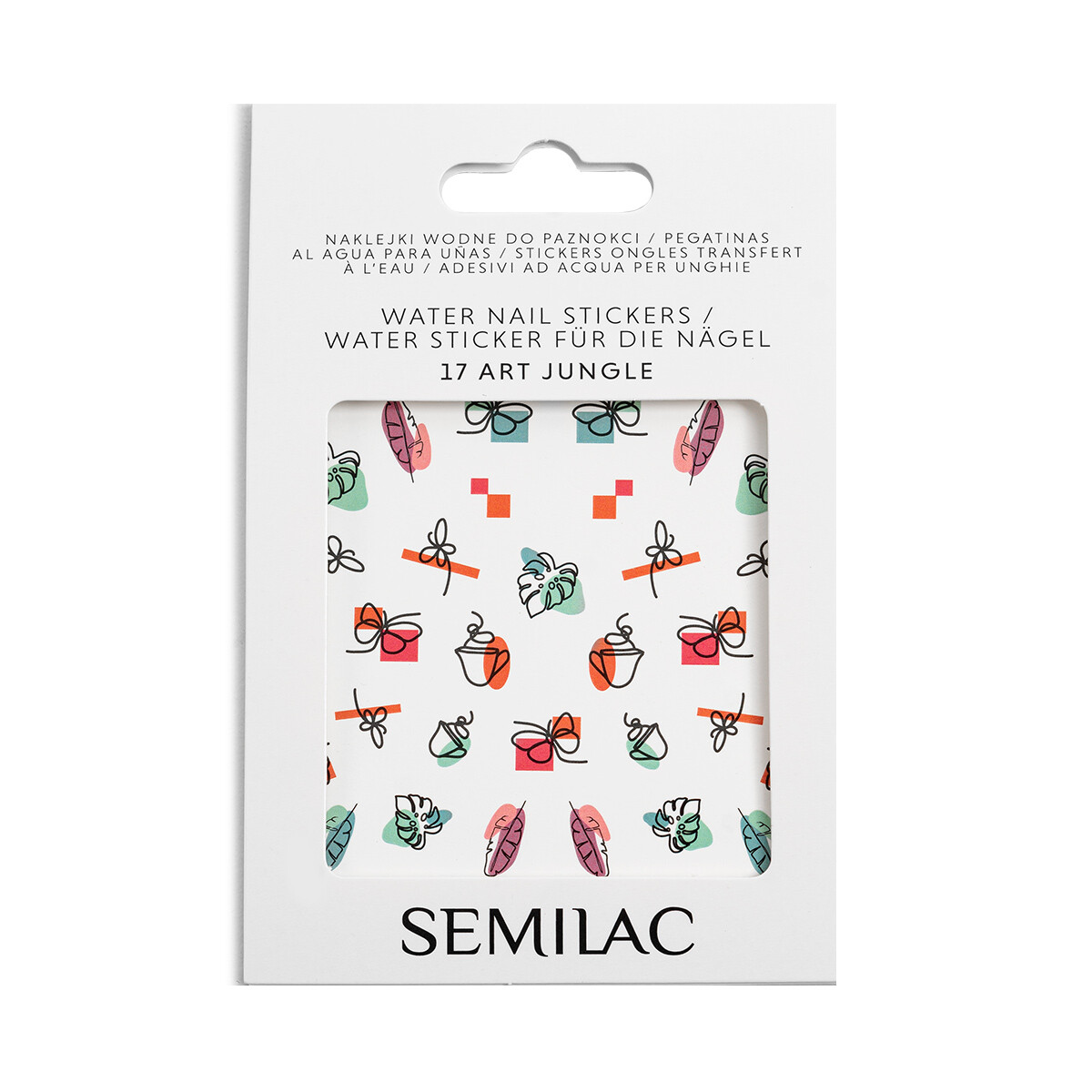 Semilac Water Nail Stickers 17 Jungle