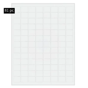 Permanente etiketter 10 x 16 mm (81 stk)
