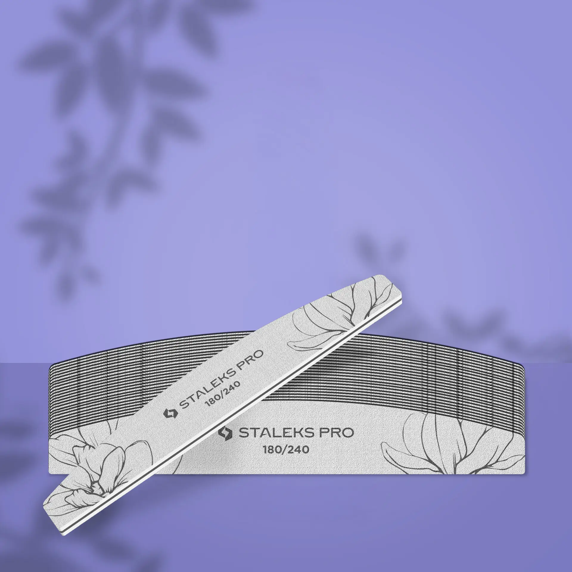 Staleks Pro Crescent Mineral Nail File Expert 40 180/240 Grit (25 stk)