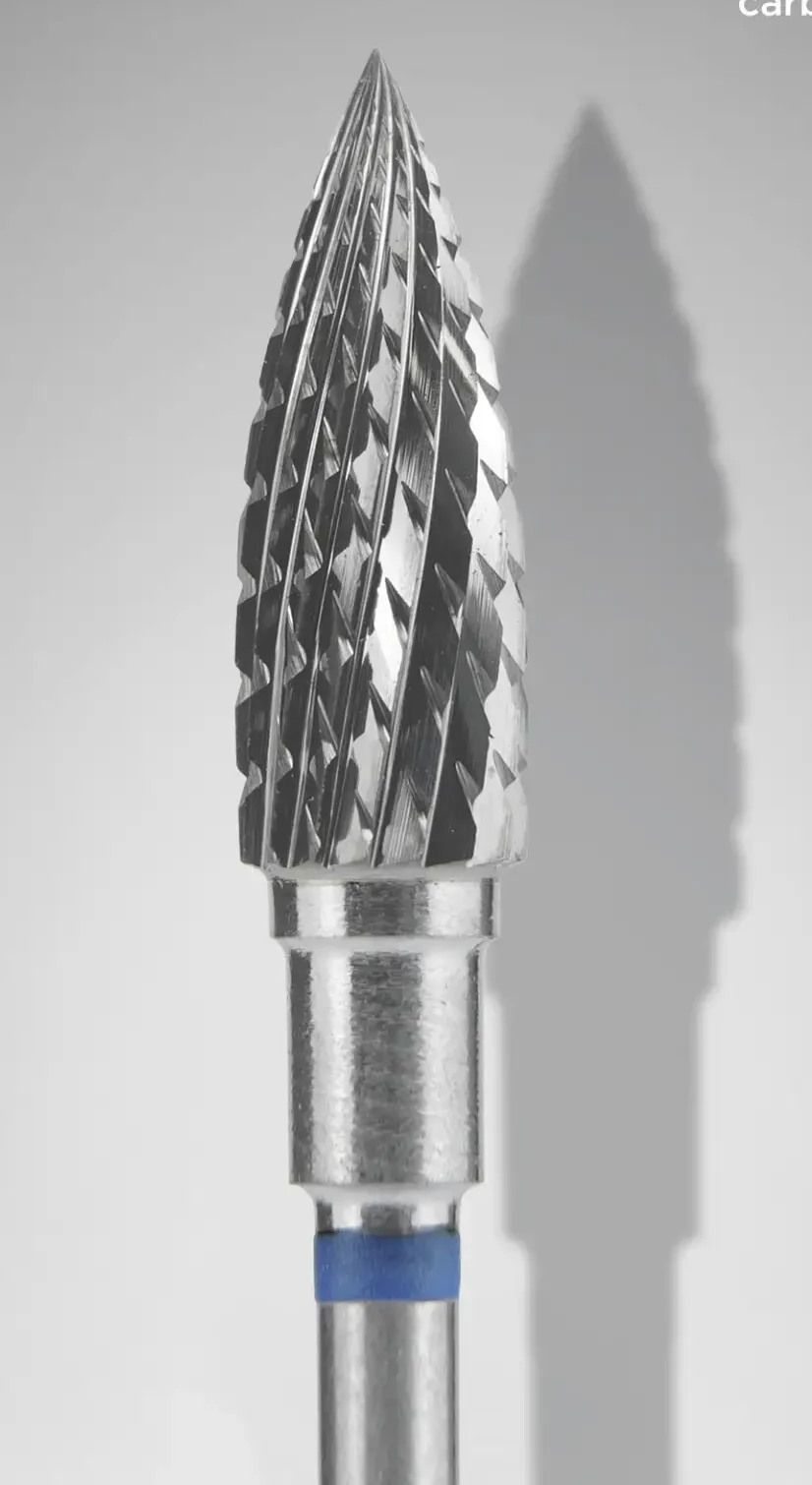 Staleks Pro Carbide Nail Drill Bit Flame Blue Expert 5 mm / 13.5 mm