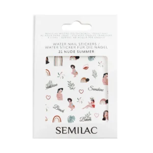 Water Nail Stickers 21 Nude Summer