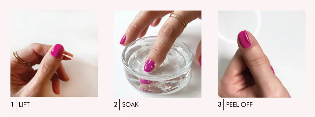 tutorial fjerning mi-ny gel polish 