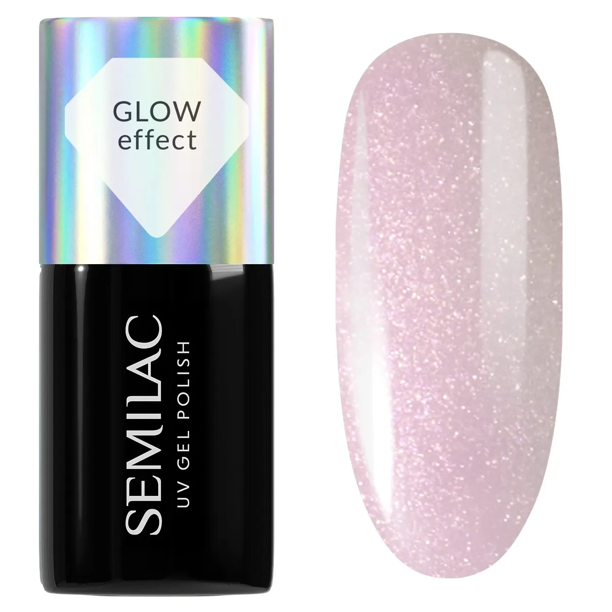 Semilac UV Gel Polish 987 Cream Pink Glow 7 ml