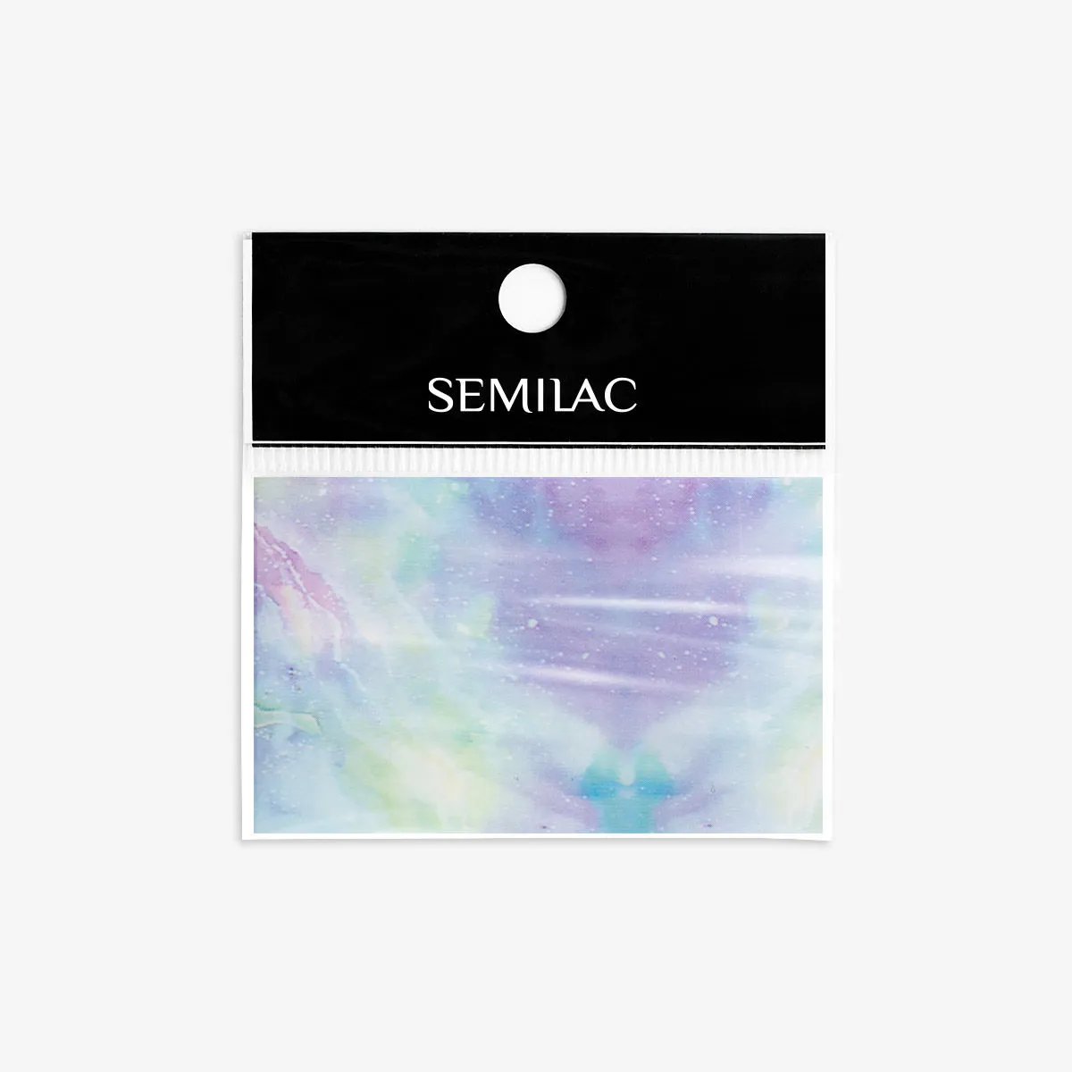 Semilac Transfer Foil 09 Pink & Blue Marble