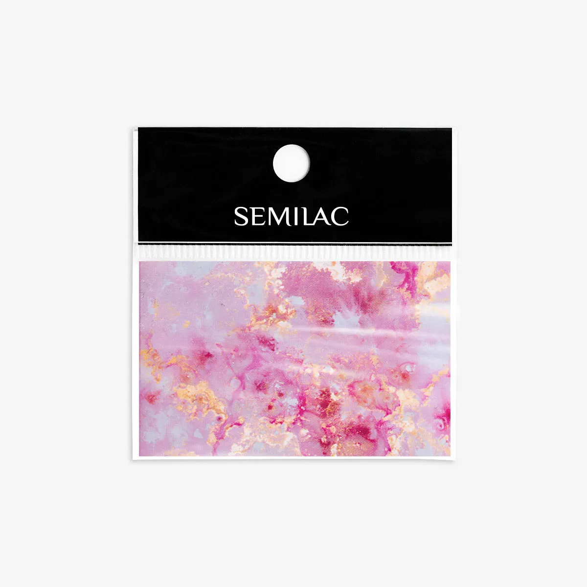 Semilac Transfer Foil 12 Rose Gold Marble