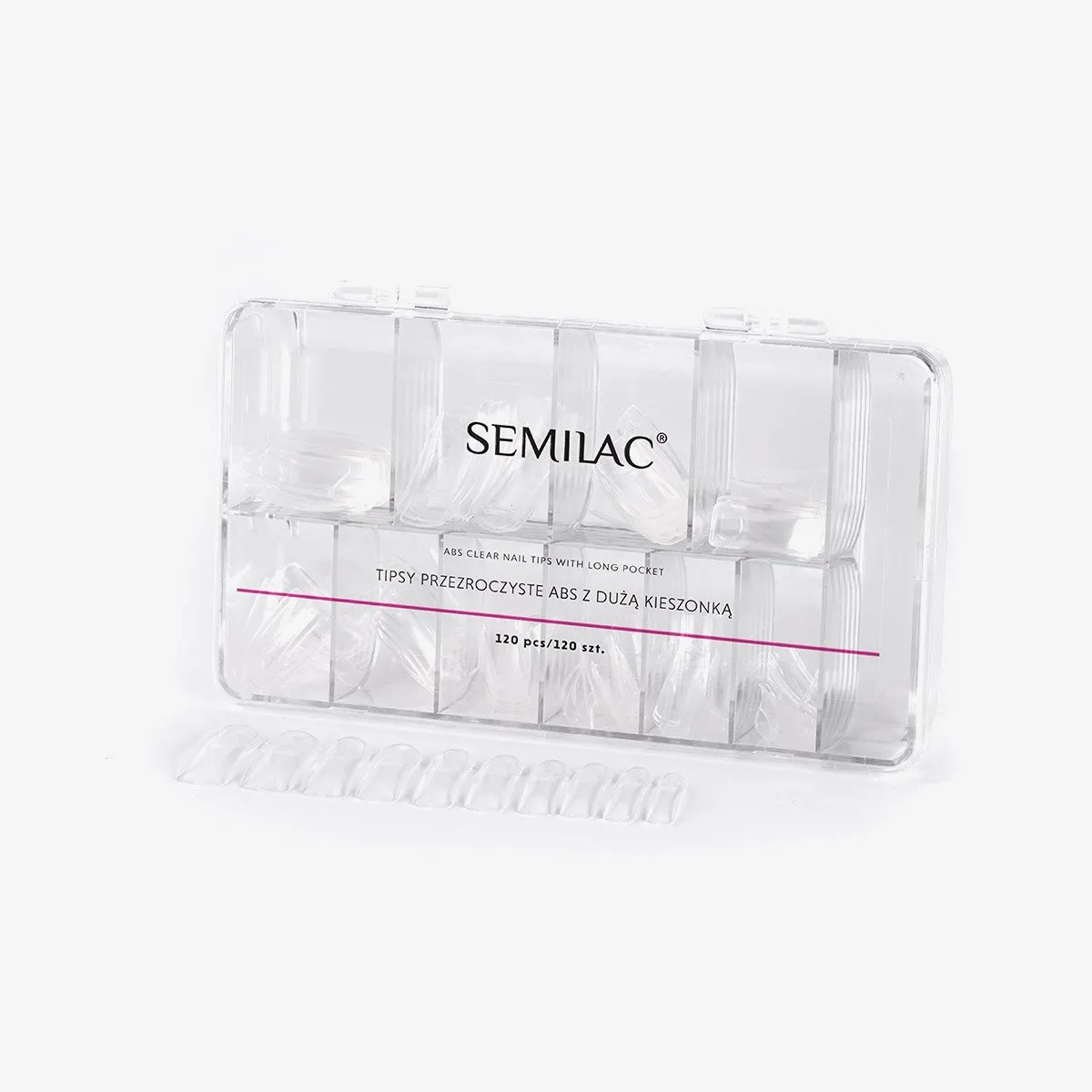 Semilac Clear Tips (120 stk)