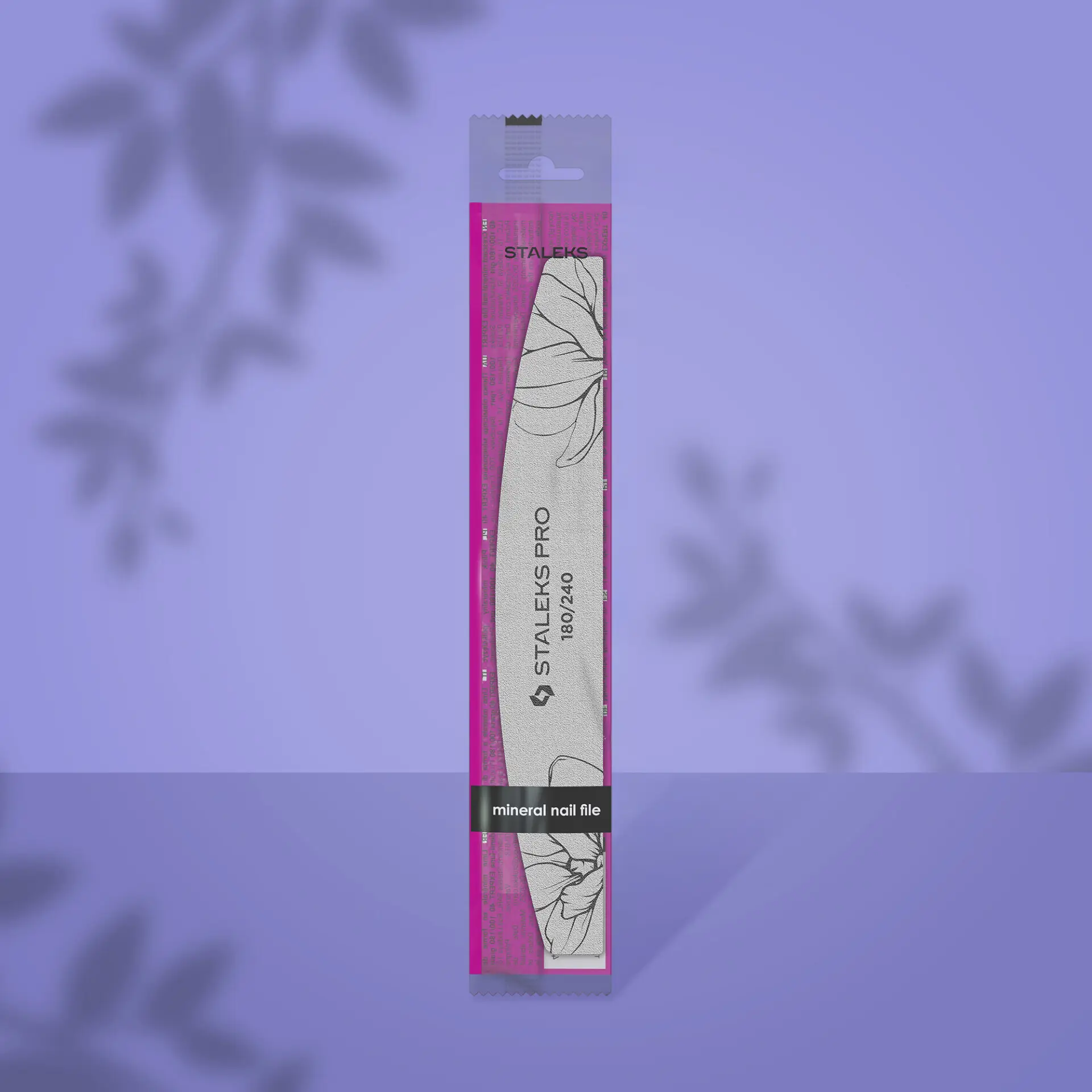Staleks Pro Crescent Mineral Nail File Expert 40 180/240 Grit