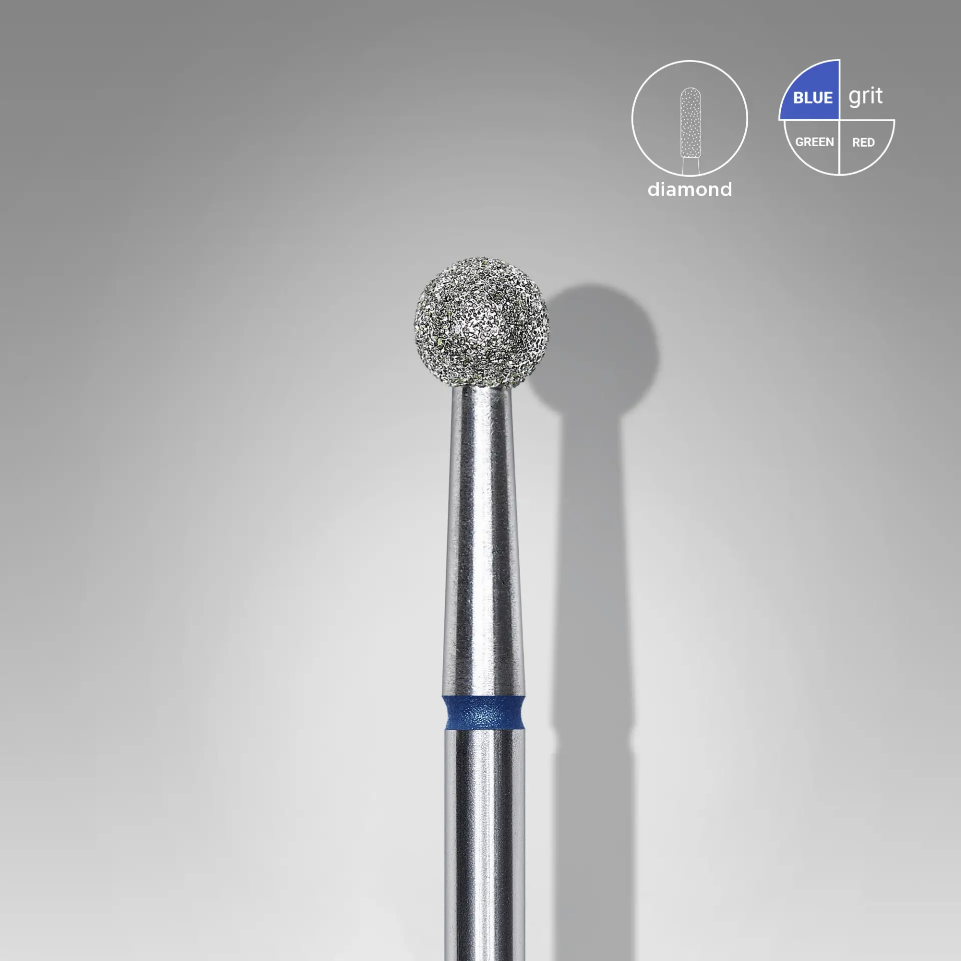 Diamond Nail Drill Bit Expert Ball - Blue - 4 mm