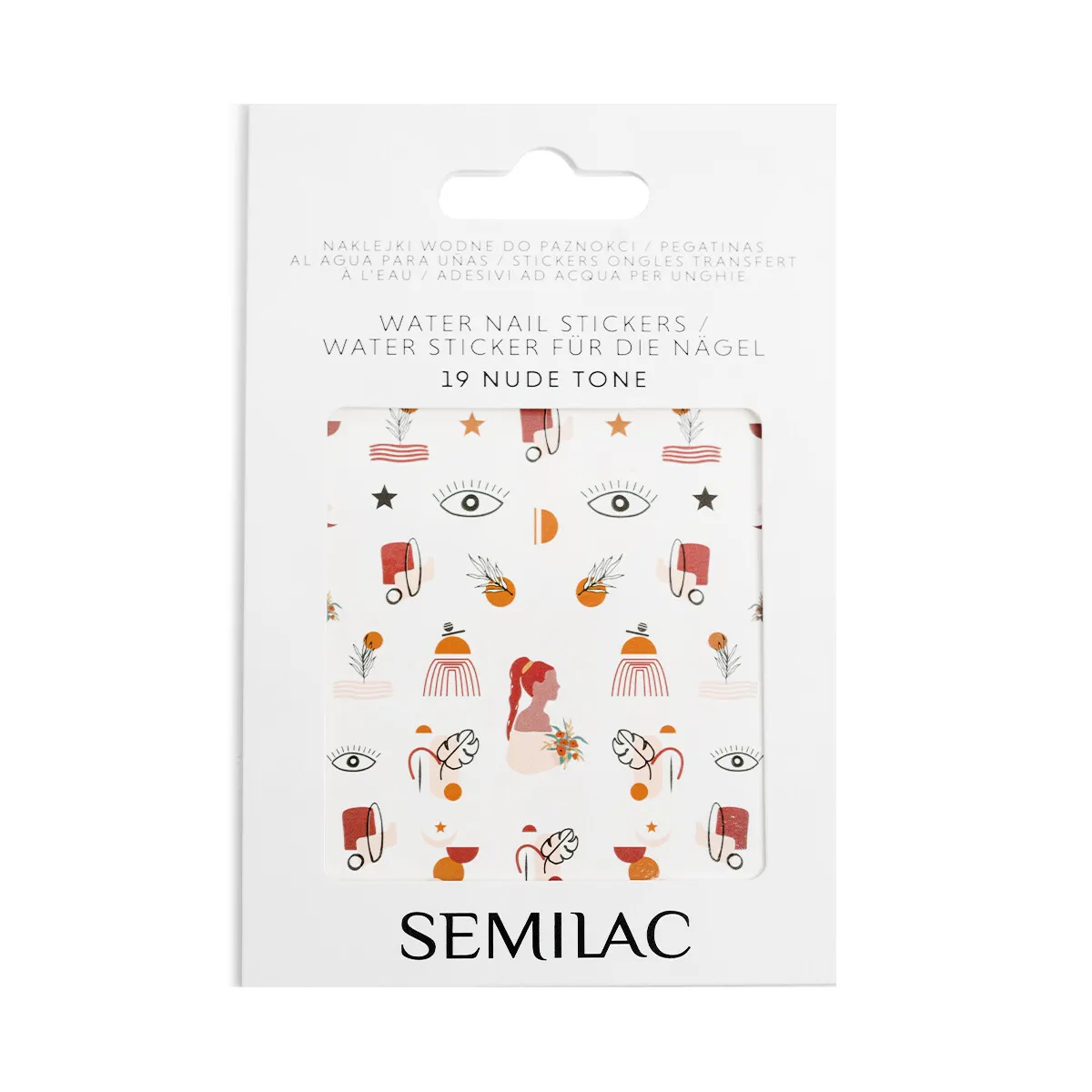 Water Nail Stickers 19 Nude Tone
