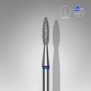 Diamond Nail Drill Bit Expert Flame - Blue - 2.1 x 8 mm