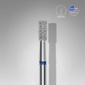 Diamond Nail Drill Bit Expert Cylinder - Blue - 2.5 x 6 mm