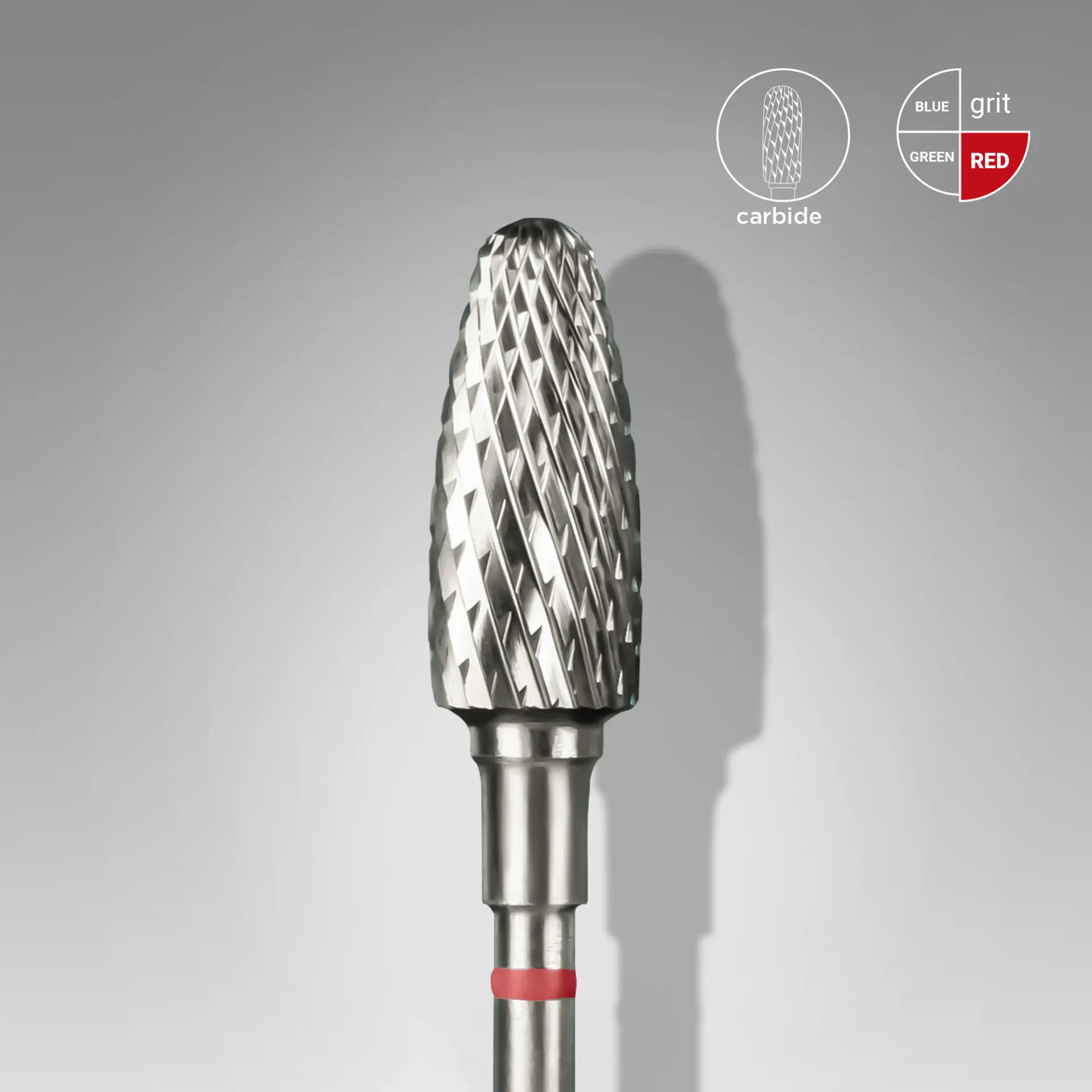 Carbide Nail Drill Bit Expert Corn - Red - 5 x 13 mm